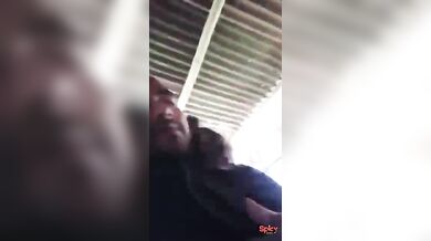 Bihari village guy fucking home alone gf in standing doggy style pose