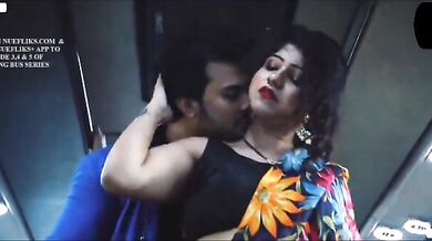 Indian bhabhi and stranger guy hot sex in bus xxx web series