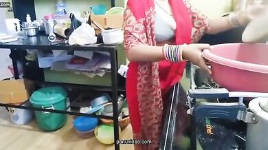 Desi naughty devar and bhabhi hot chudai in kitchen hindi mms