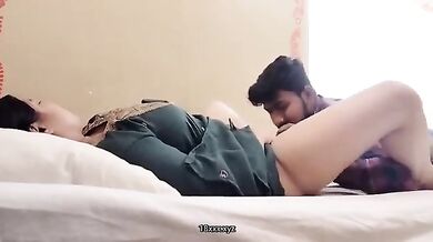 Home alone bhabhi's pussy licked and boobs sucked by horny devar