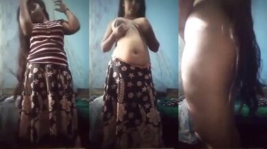 Big ass Indian girl showing tanker boobs and tight pussy