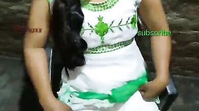 Horny desi guy fucked and creampie his lusty sister-in-law's pussy on chair